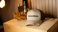 Sommtable Signature Trucker Hat – Stone & Black